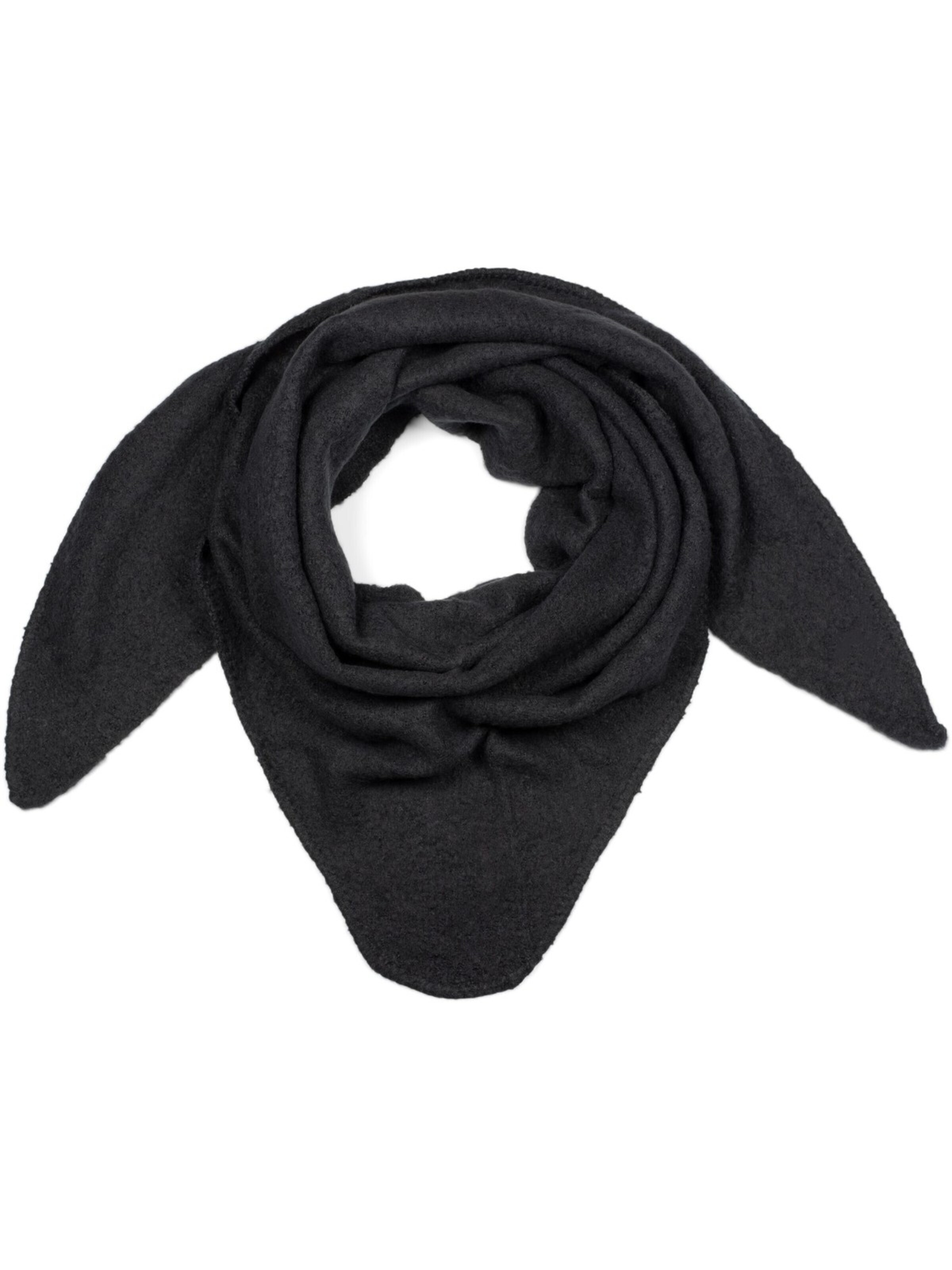 styleBREAKER Tuch 'Strick Dreiecktuch meliert'‌‌‌‌‌‌‌‌‌‌ in One Size in schwarz, Produktansicht