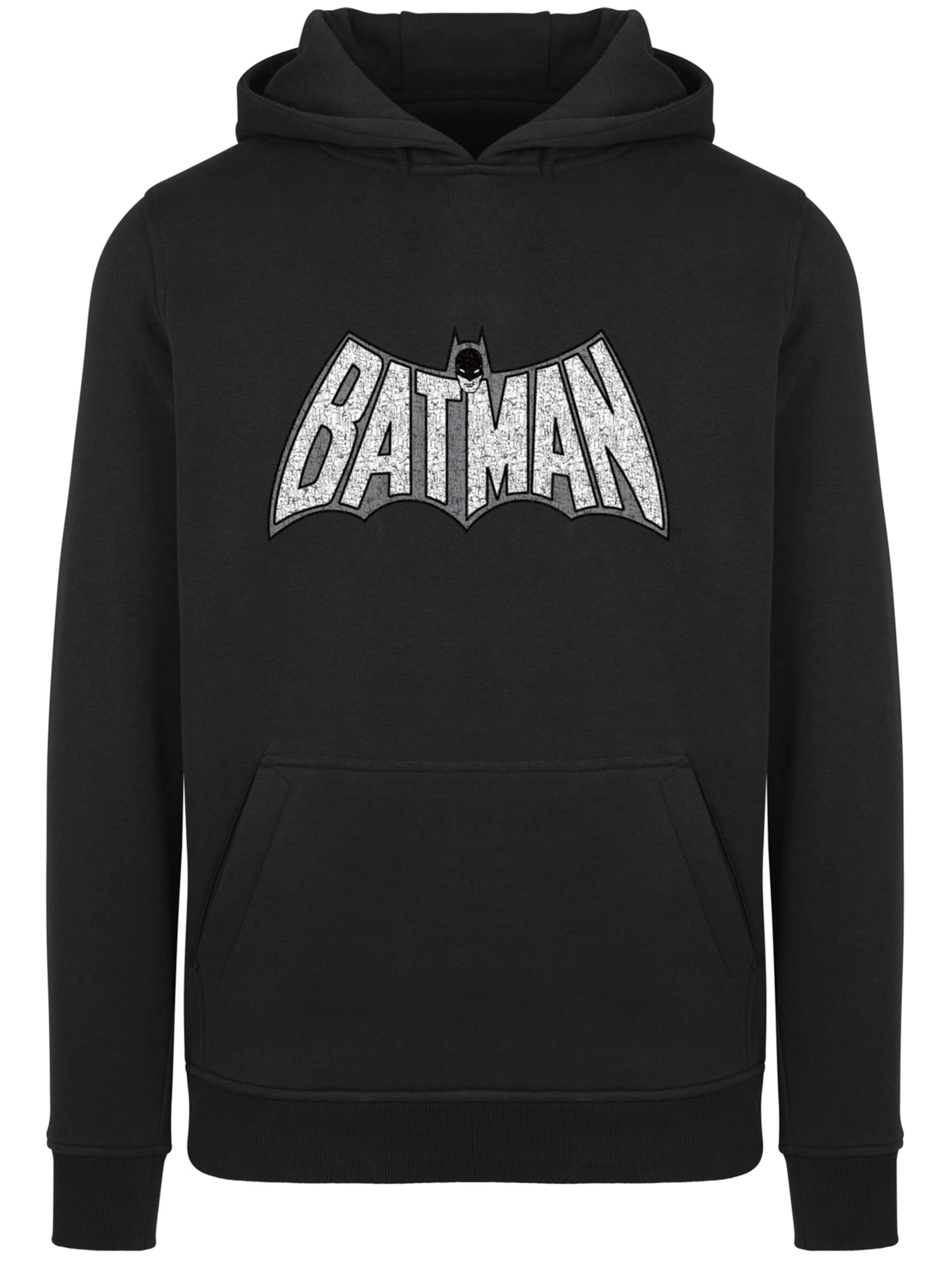 F4NT4STIC Sweatshirt 'DC Comics Superhelden Batman Retro' in Zwart: voorkant