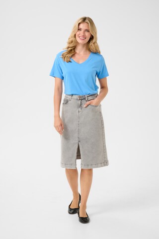 Jupe 'Jannie' Cream en gris