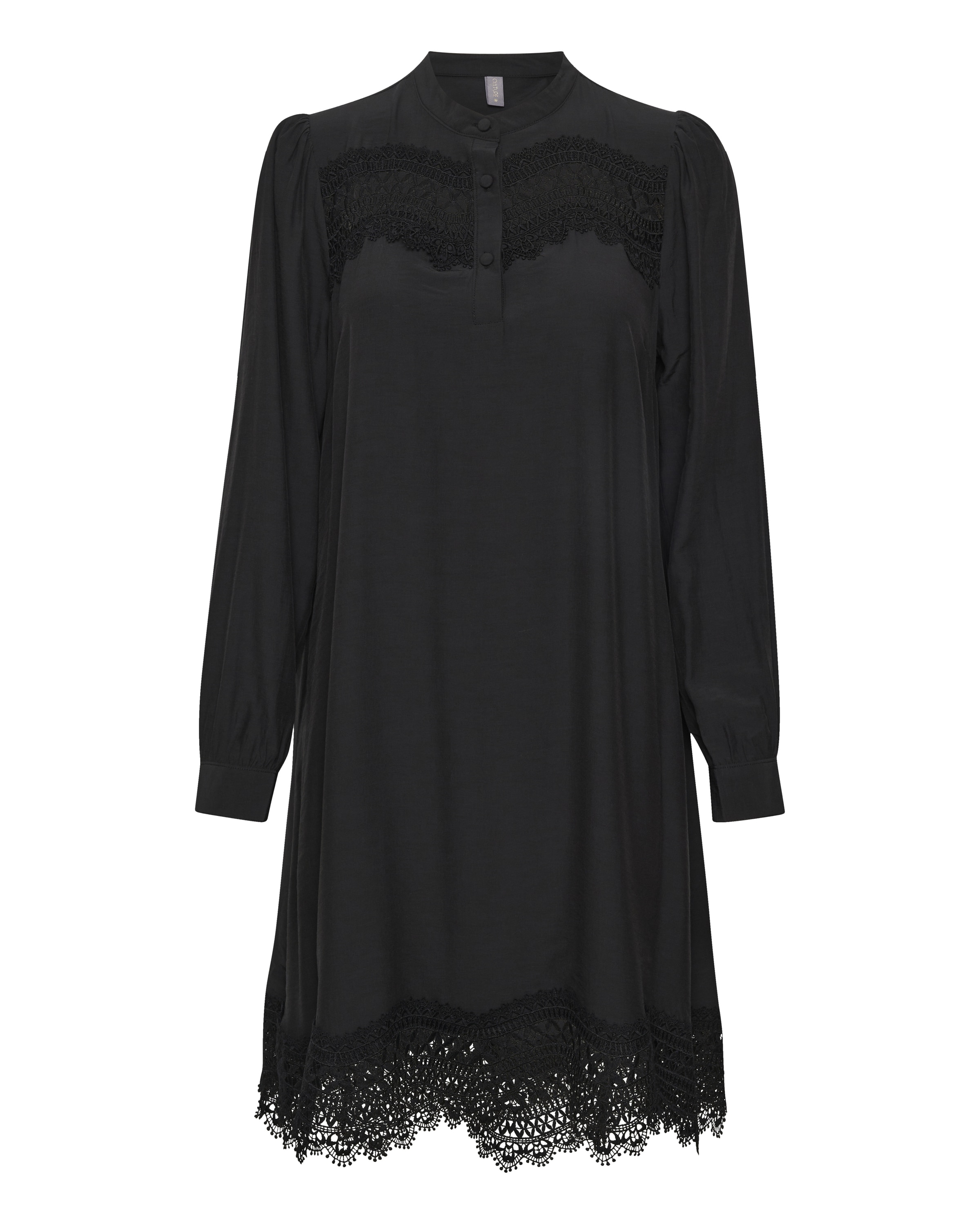 CULTURE Sukienka 'CU Tiffany' w kolorze czarny: przód