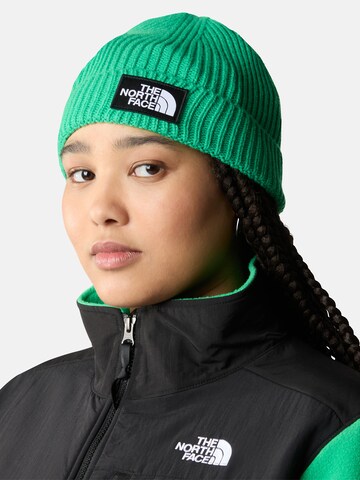 THE NORTH FACE - Gorro deportivo en verde: frente