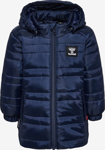 Hummel Winterjas in Blauw: voorkant