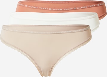 TOMMY HILFIGER Tanga – béžová: přední strana