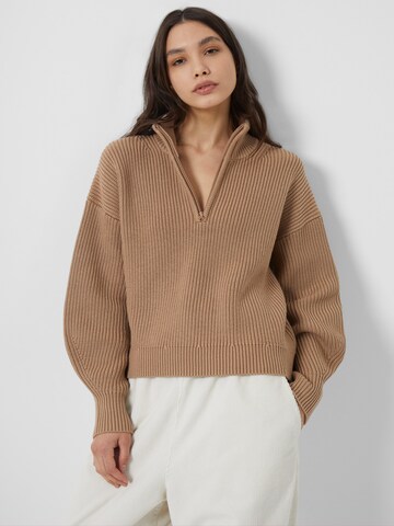 FRENCH CONNECTION Pullover 'Lydia' i brun: forside