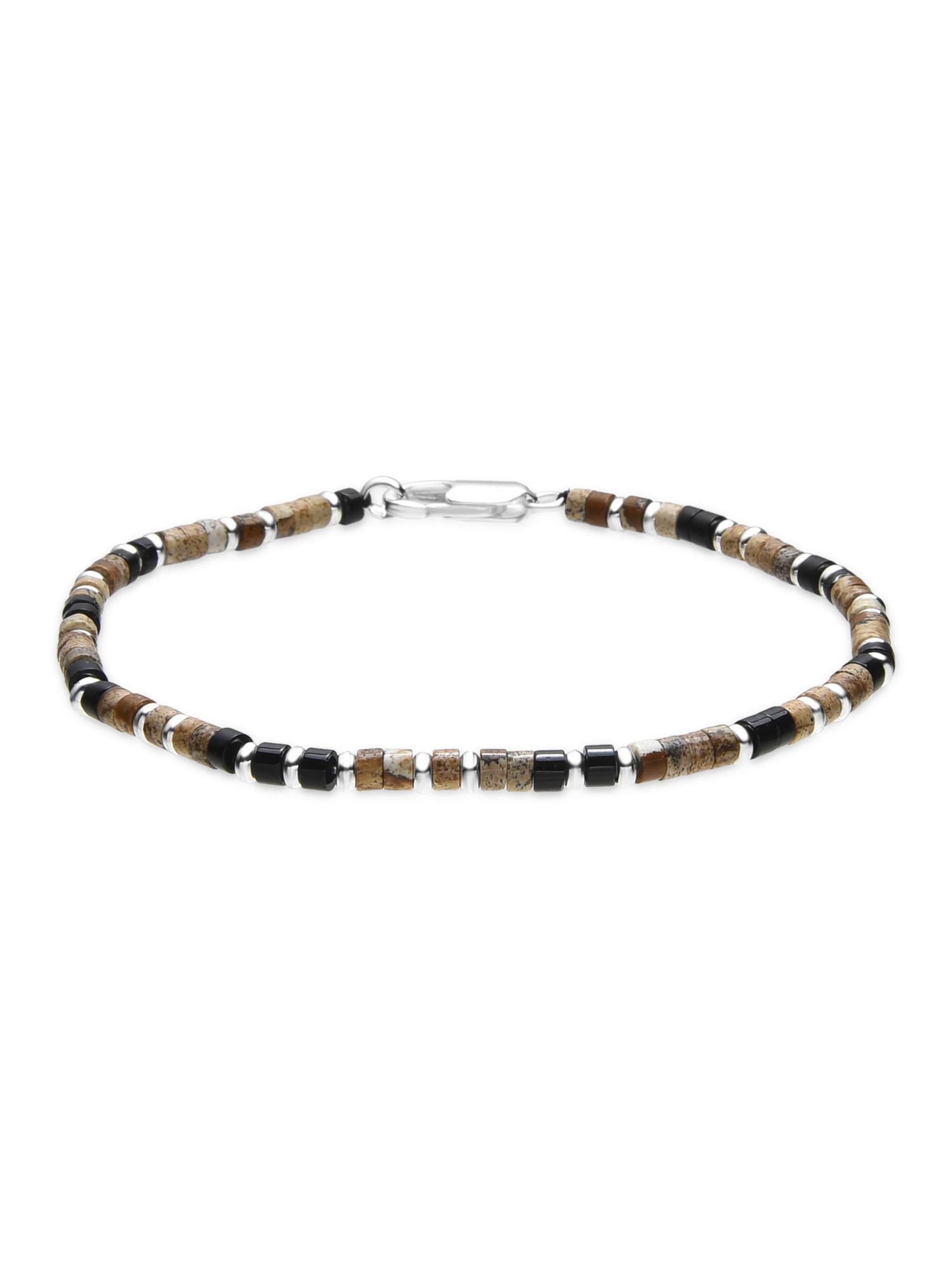 Braccialetto 'HAYO' di Luxenter in marrone: frontale