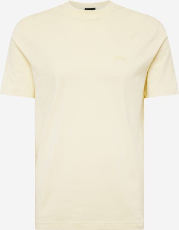 BOSS T-Shirt in Gelb: Vorderseite