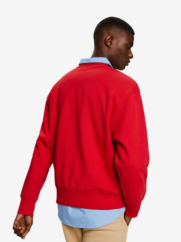 Sweat-shirt ESPRIT en rouge