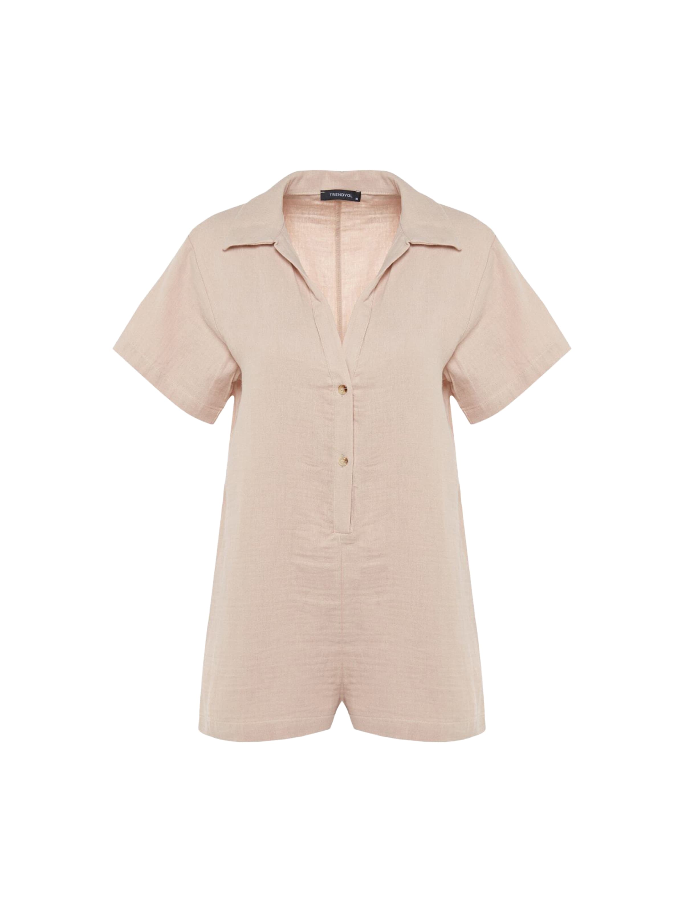 Trendyol Jumpsuit in Beige: front