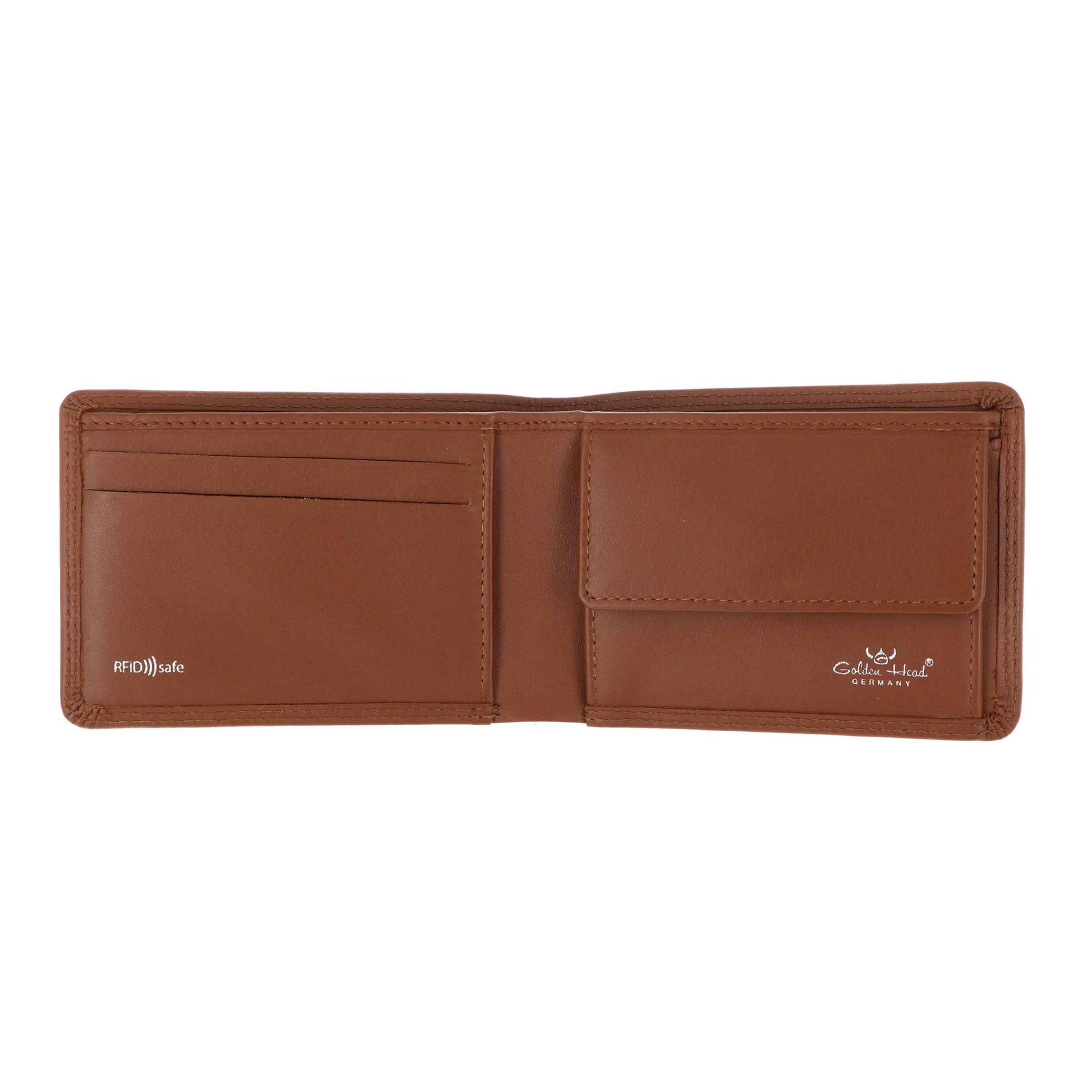 Porte-monnaies 'Polo' GOLDEN HEAD en marron