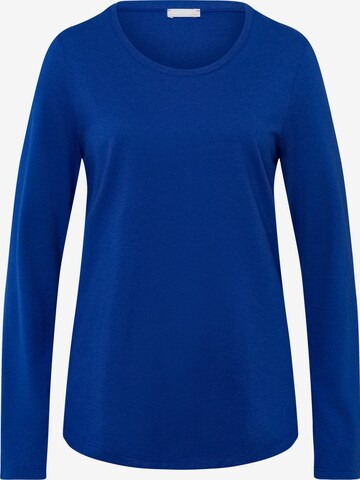 Hanro Longsleeve ' Sleep & Lounge ' in Blau: predná strana