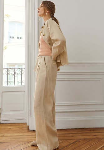 Pepe Jeans - Pierna ancha Pantalón 'Katy' en beige