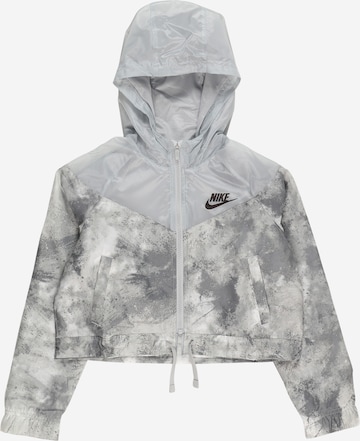 Nike Sportswear Jacke in Grau: predná strana