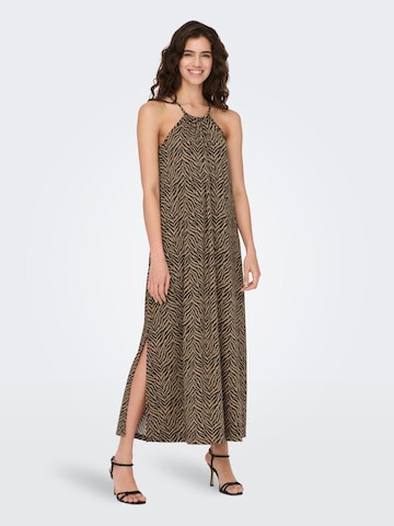 JDY Summer Dress in Brown: front