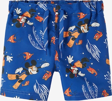 NAME IT Board Shorts 'MIKAL MICKEY' in Blue: front