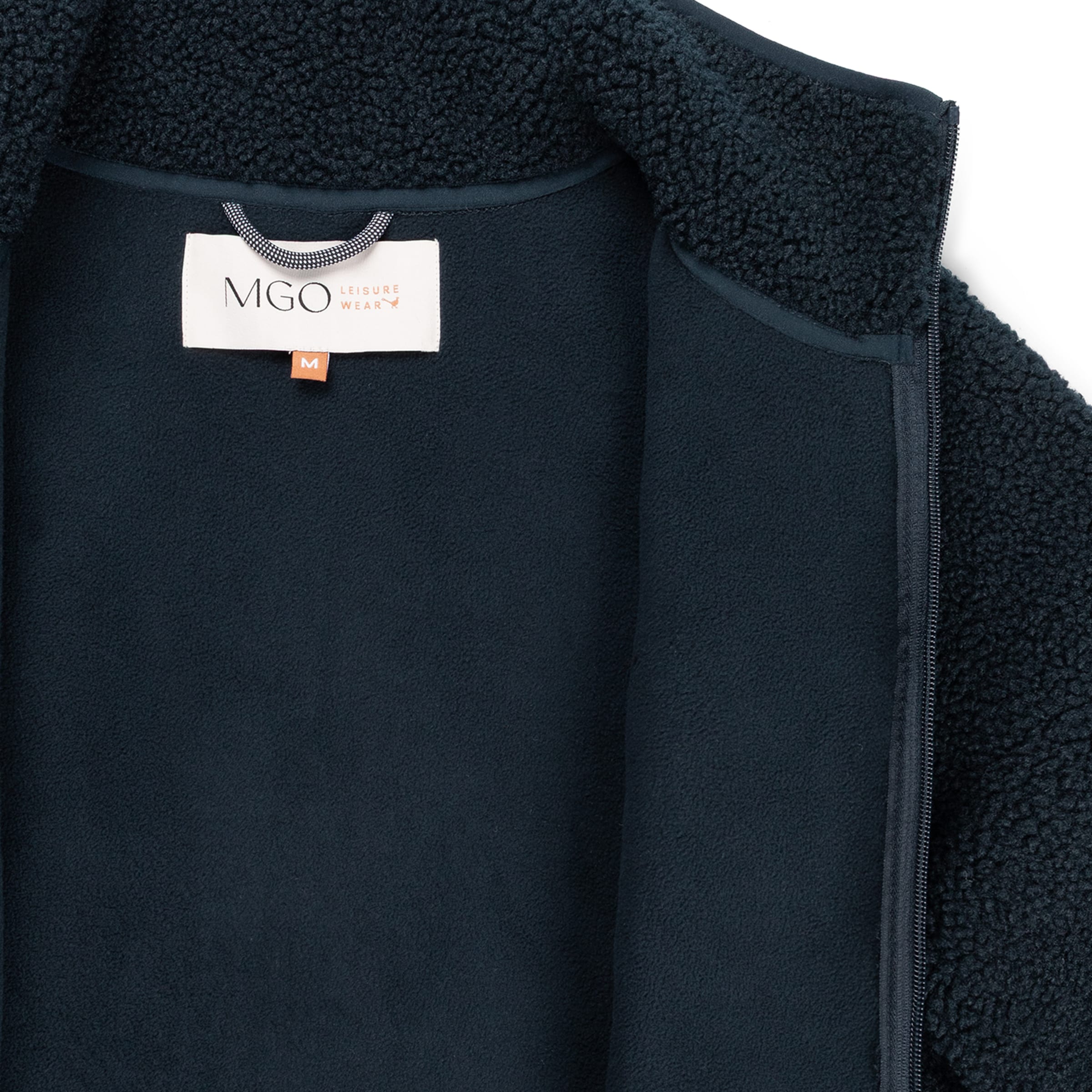 MGO Fleecejakke i blå