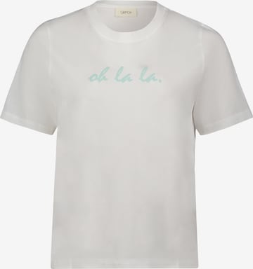 balts Cartoon T-Krekls: no priekšpuses