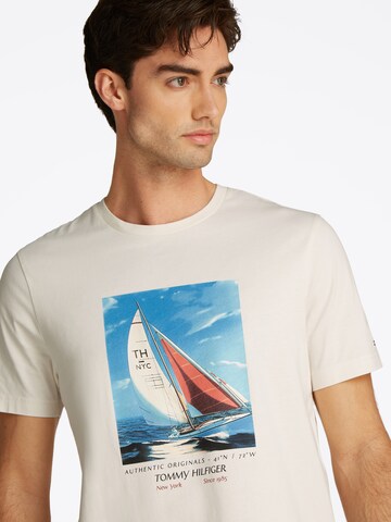 TOMMY HILFIGER Μπλουζάκι σε μπεζ