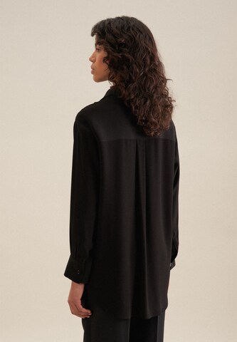 SEIDENSTICKER Blouse 'Schwarze Rose' in Black