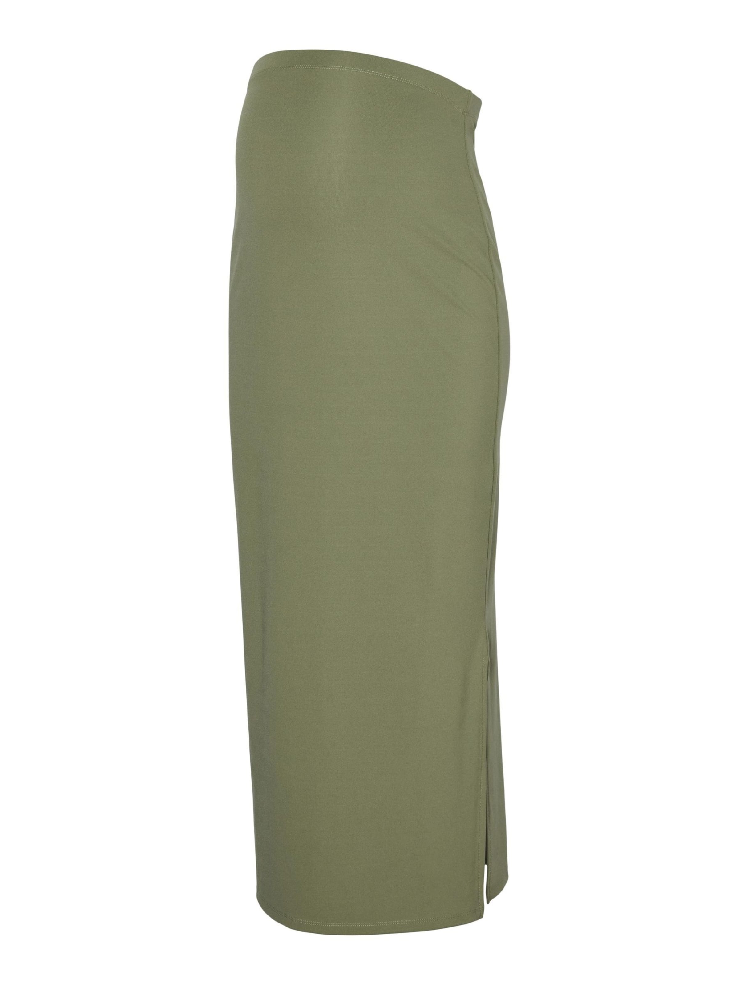 MAMALICIOUS - Falda en verde: frente