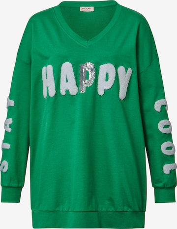 Angel of Style Sweatshirt in Green: front