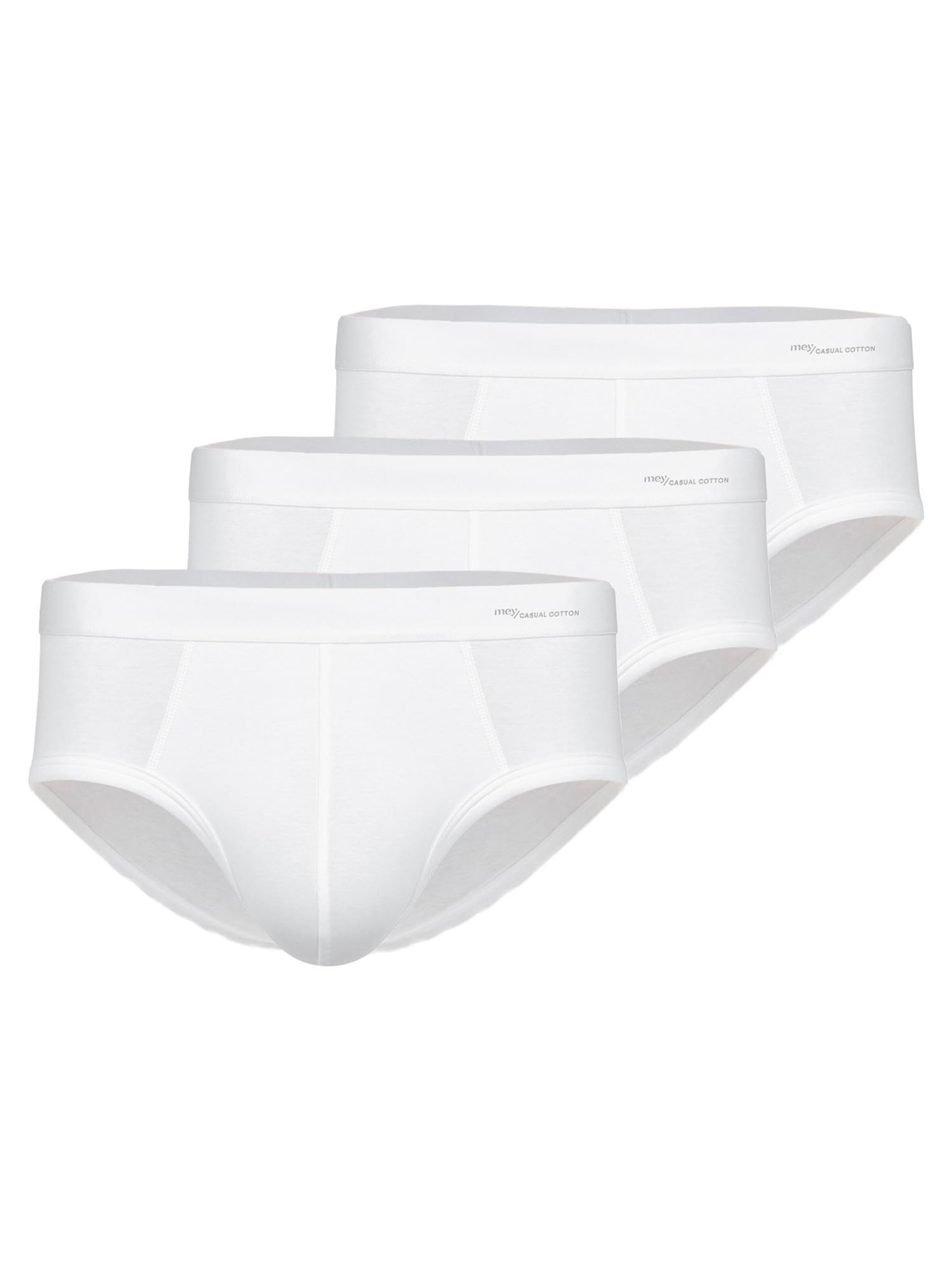 Mey Slip 'Casual Cotton' in White: front