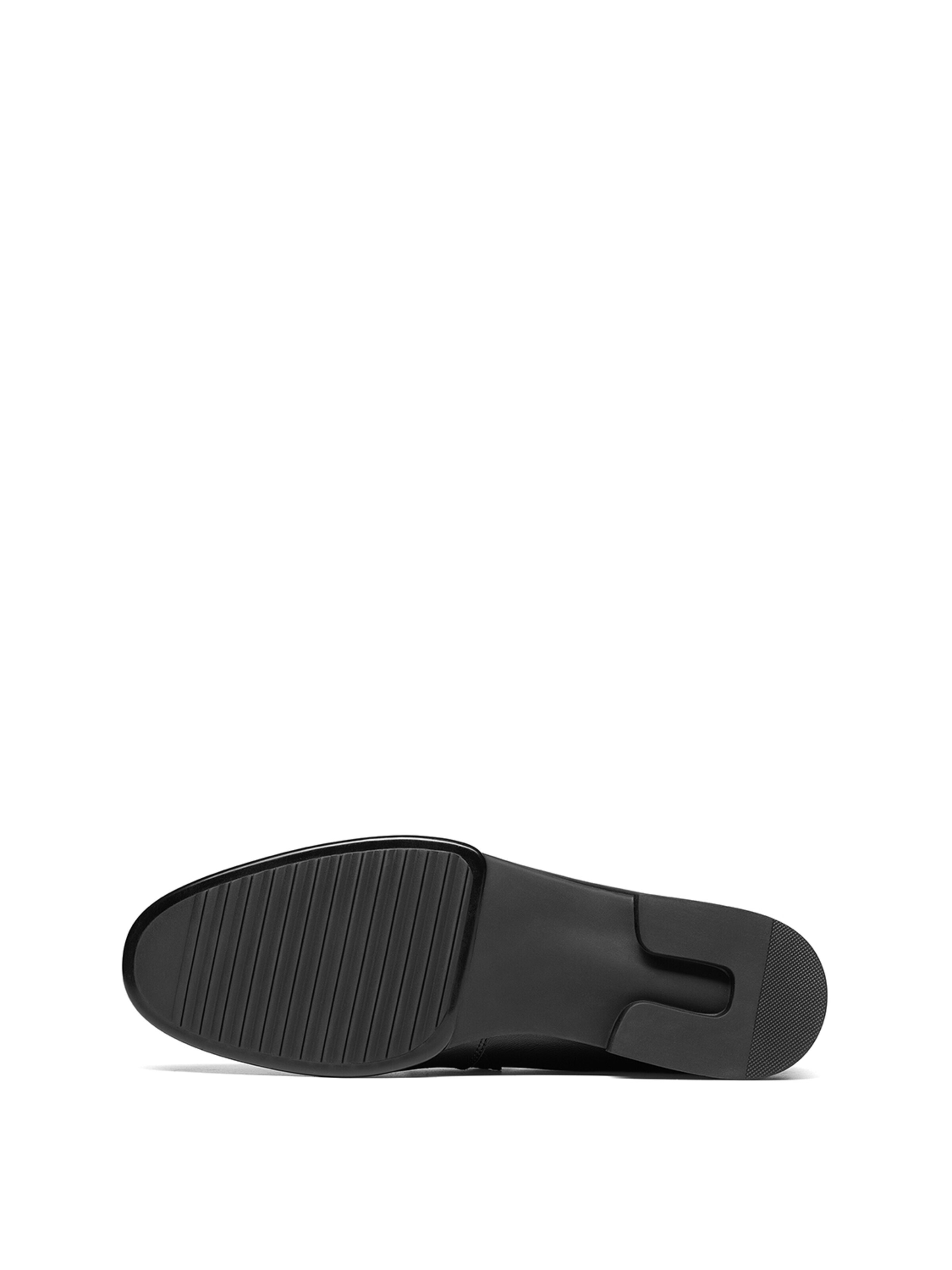 Bruno Marc Instappers 'Bruno Marc Herren Echtleder Loafer – Elegante Slip-On Business Schuhe für Anzug & Büro' in Zwart