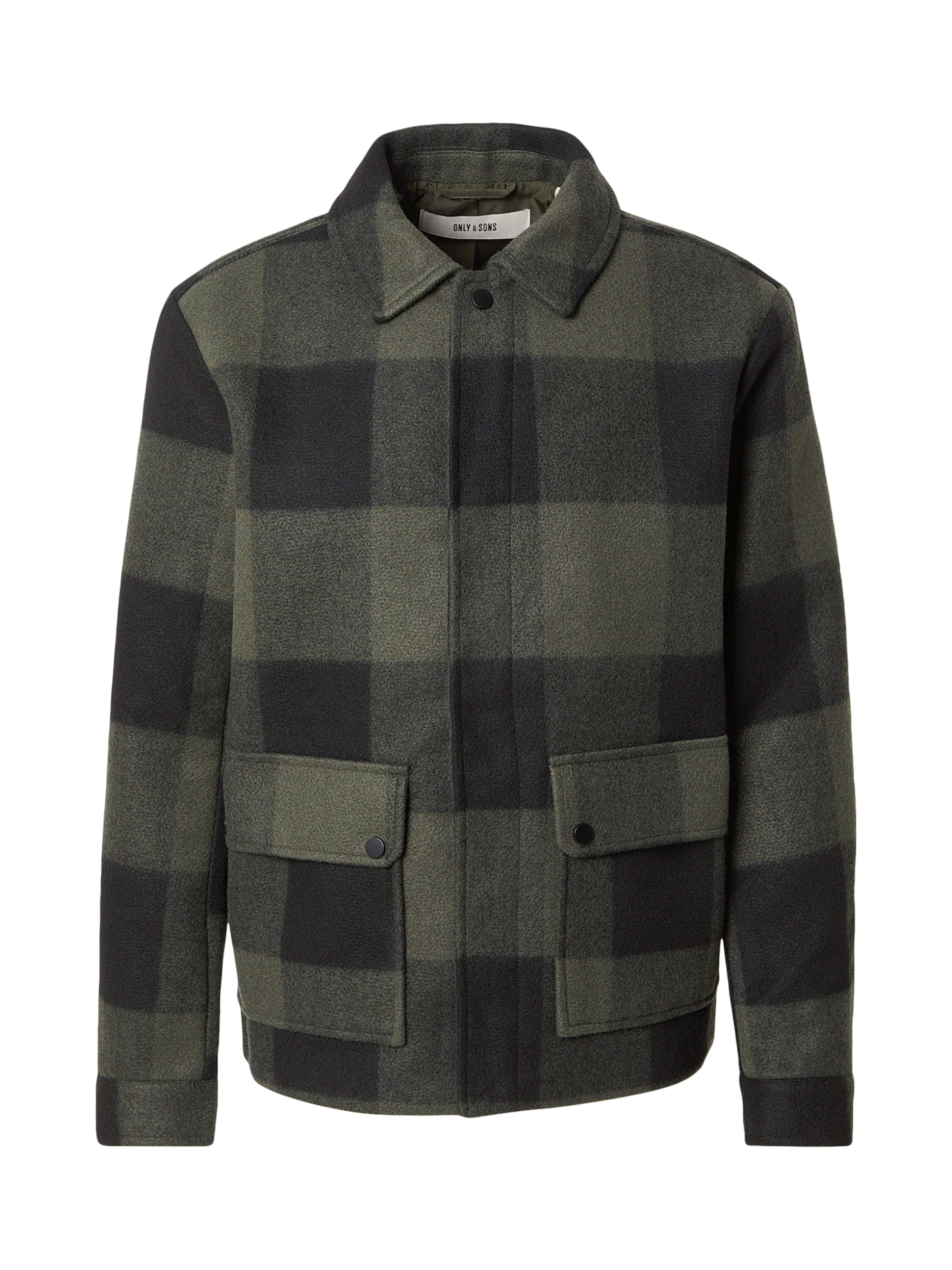 Only & Sons Φθινοπωρινό και ανοιξιάτικο μπουφάν 'ONSCONNOR' σε πράσινο: μπροστά