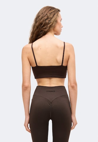 Aim'n - Bustier Sujetador deportivo en marrón