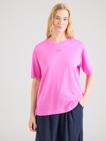 GAP Oversize t-shirt i rosa: framsida