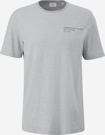 s.Oliver - Camiseta en gris: frente