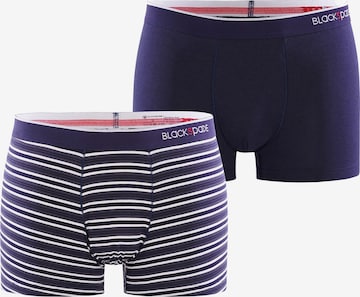 Blackspade Retro Pants ' Stripes ' in Blau: Vorderseite
