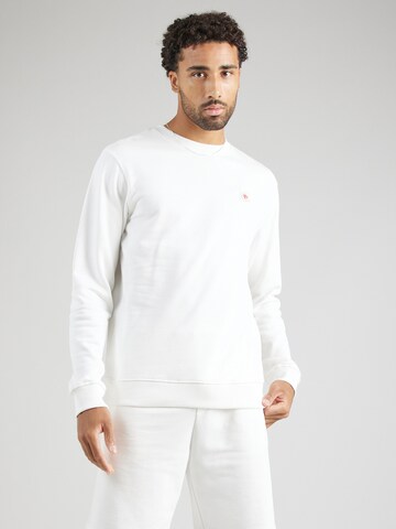 Sweat-shirt 'Essential' SCOTCH & SODA en blanc : devant