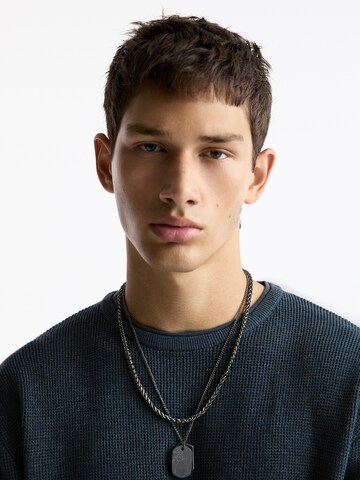 Pull&Bear Sveter - Modrá
