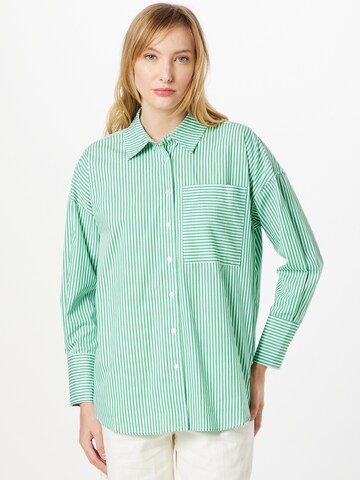 Camicia da donna 'Elanu' di Moves in verde: frontale