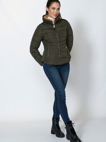 KOROSHI Winter parka in Green