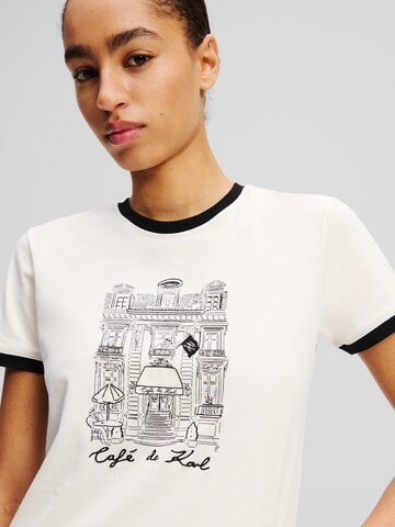 Karl Lagerfeld T-shirt i vit