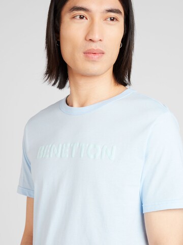 T-Shirt UNITED COLORS OF BENETTON en bleu