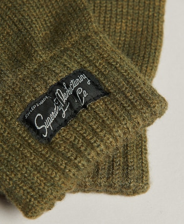 Superdry Full Finger Gloves in Green