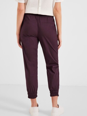 CECIL Slim fit Trousers in Red