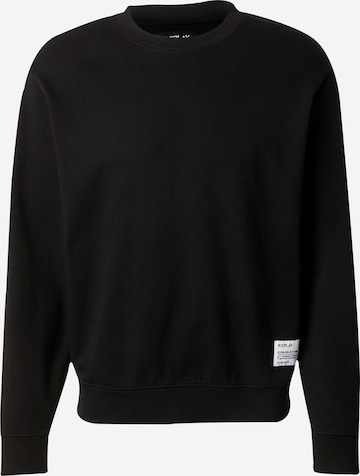 REPLAY Sweatshirt in Zwart: voorkant