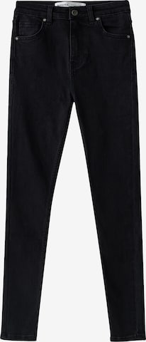 Bershka Jeans in Black: front