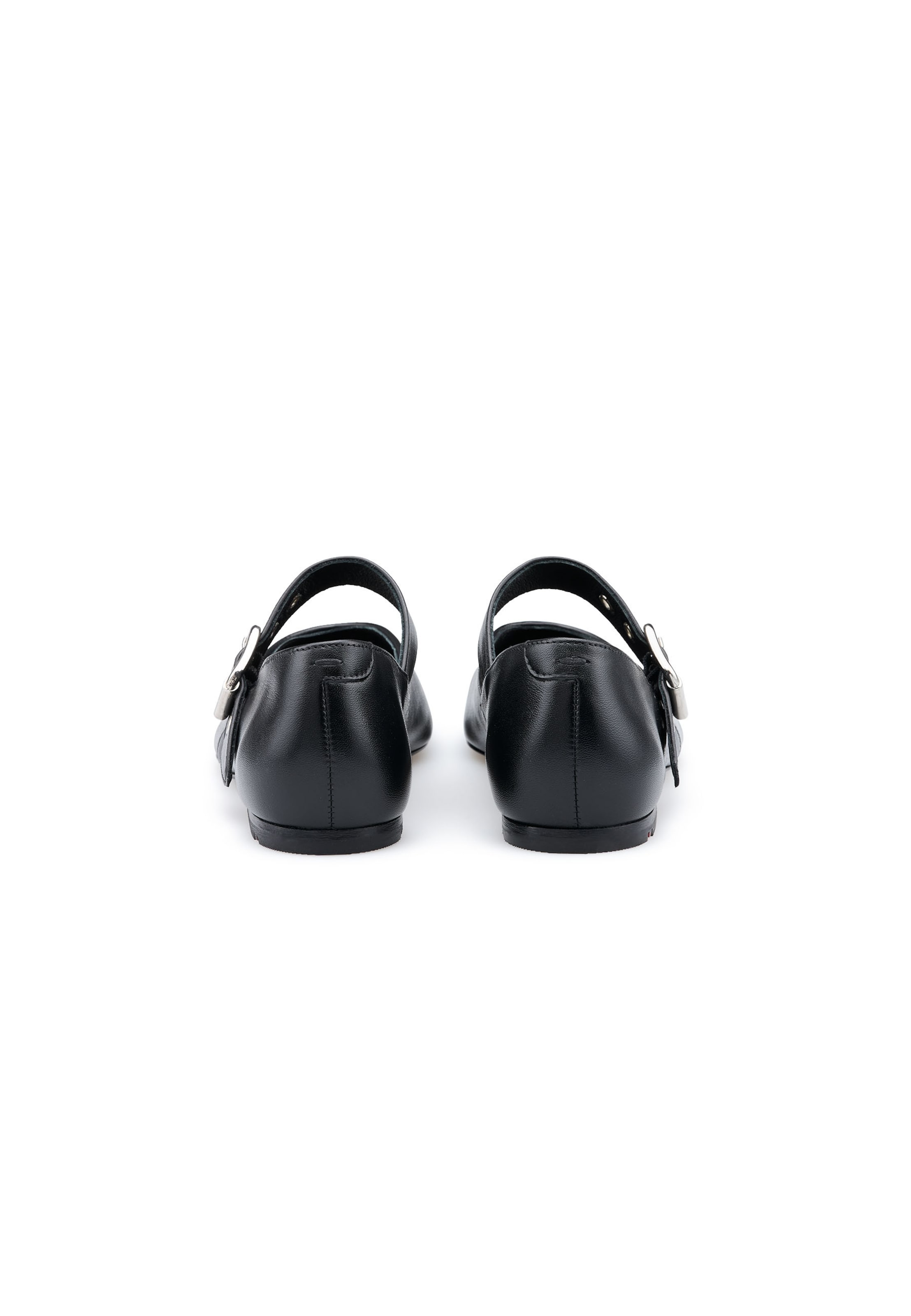 LLOYD Ballet Flats with Strap in Black