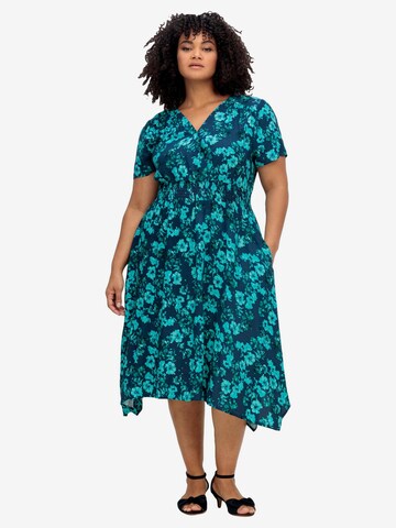 sheego by Joe Browns Summer Dress in Blue: front