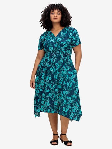 sheego by Joe Browns Summer Dress in Blue: front