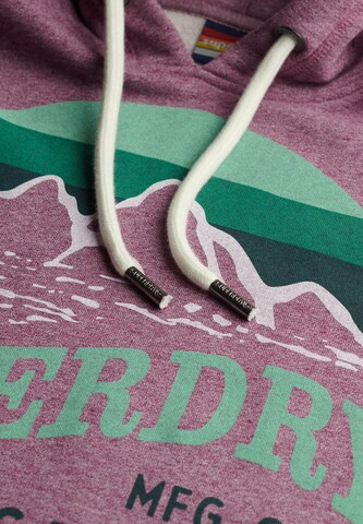 Superdry Sweatshirt 'Core' in Lila