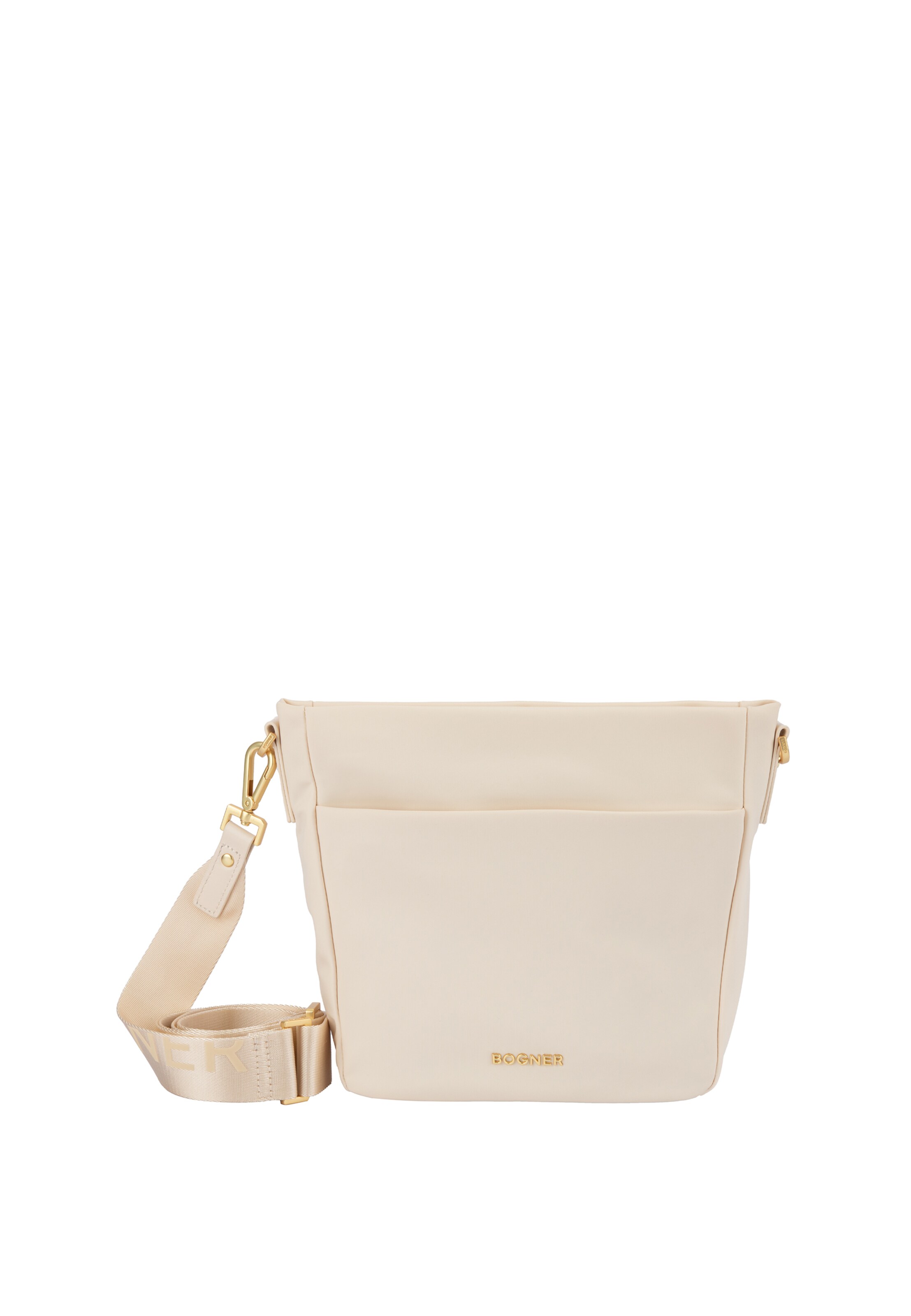 BOGNER - Mala de ombro 'Klosters Neve Juna' em bege: frente