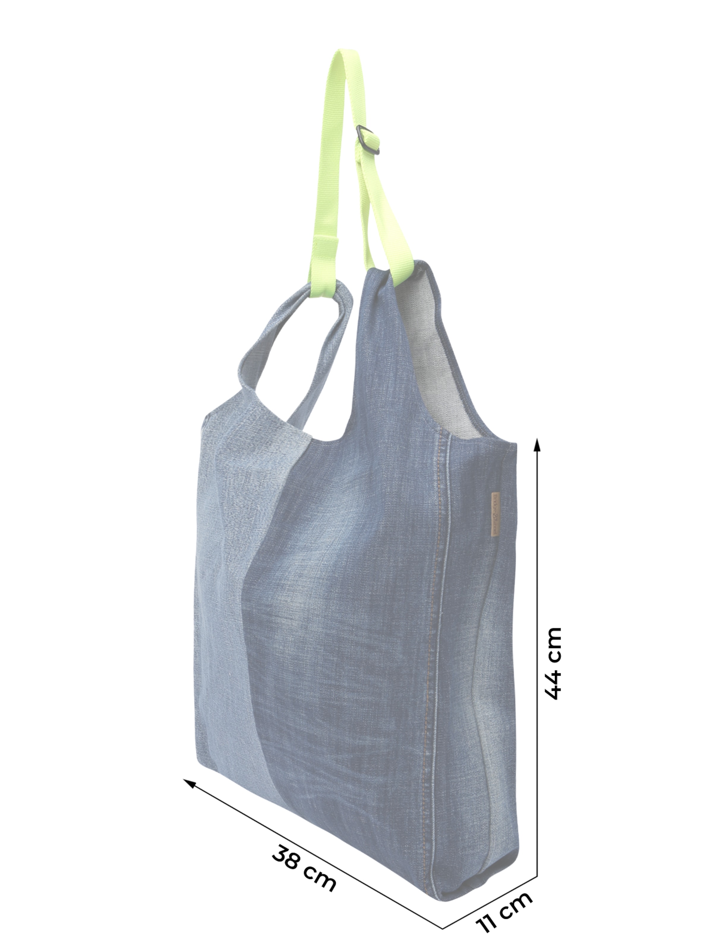 Bridge & Tunnel Shopper 'Limone' in Blau
