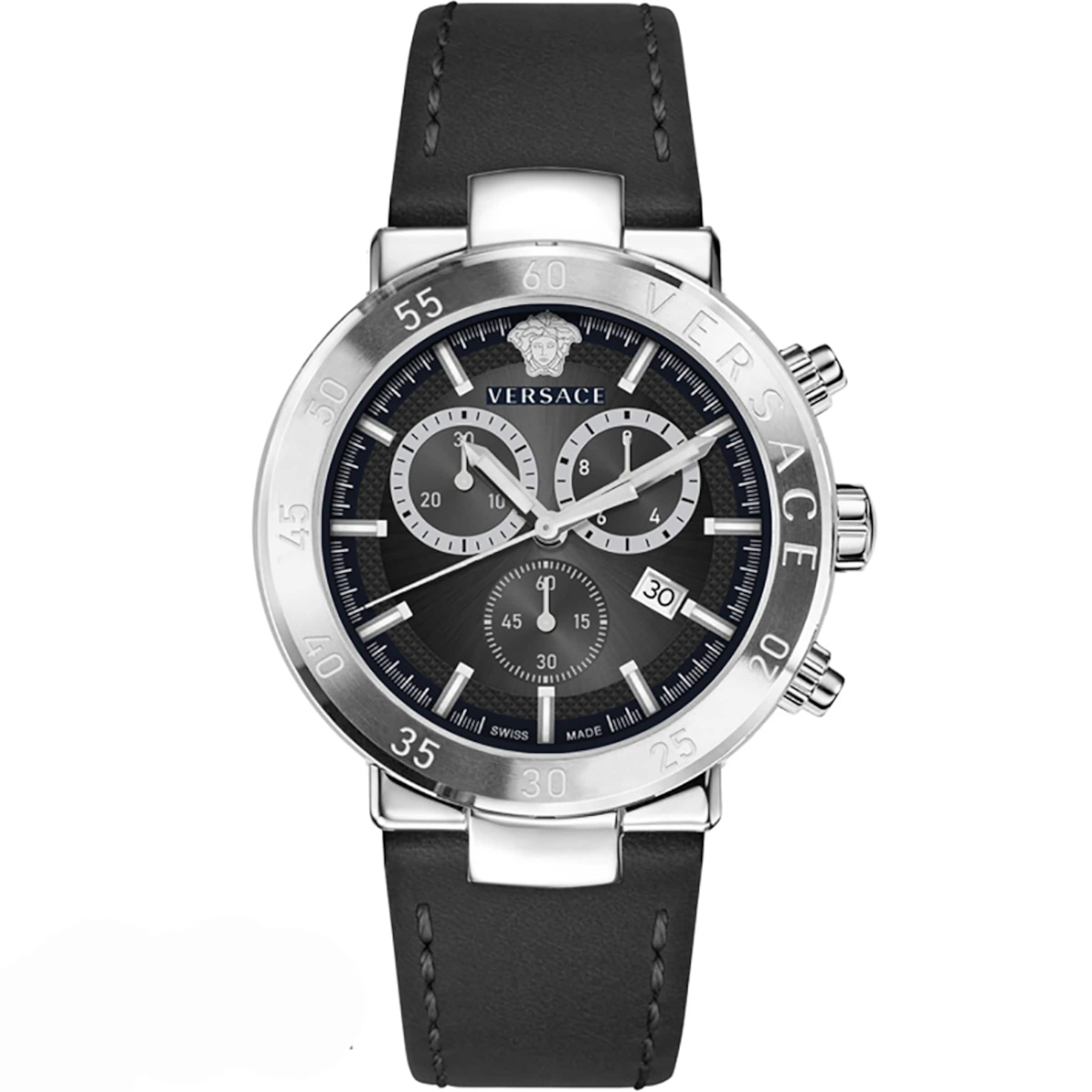 VERSACE Uhr 'VEPY001 20' in Schwarz: Vorderseite