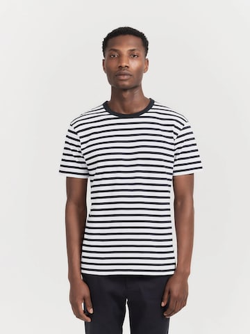 SANVT Shirt 'The Striped T-Shirt' in White: front