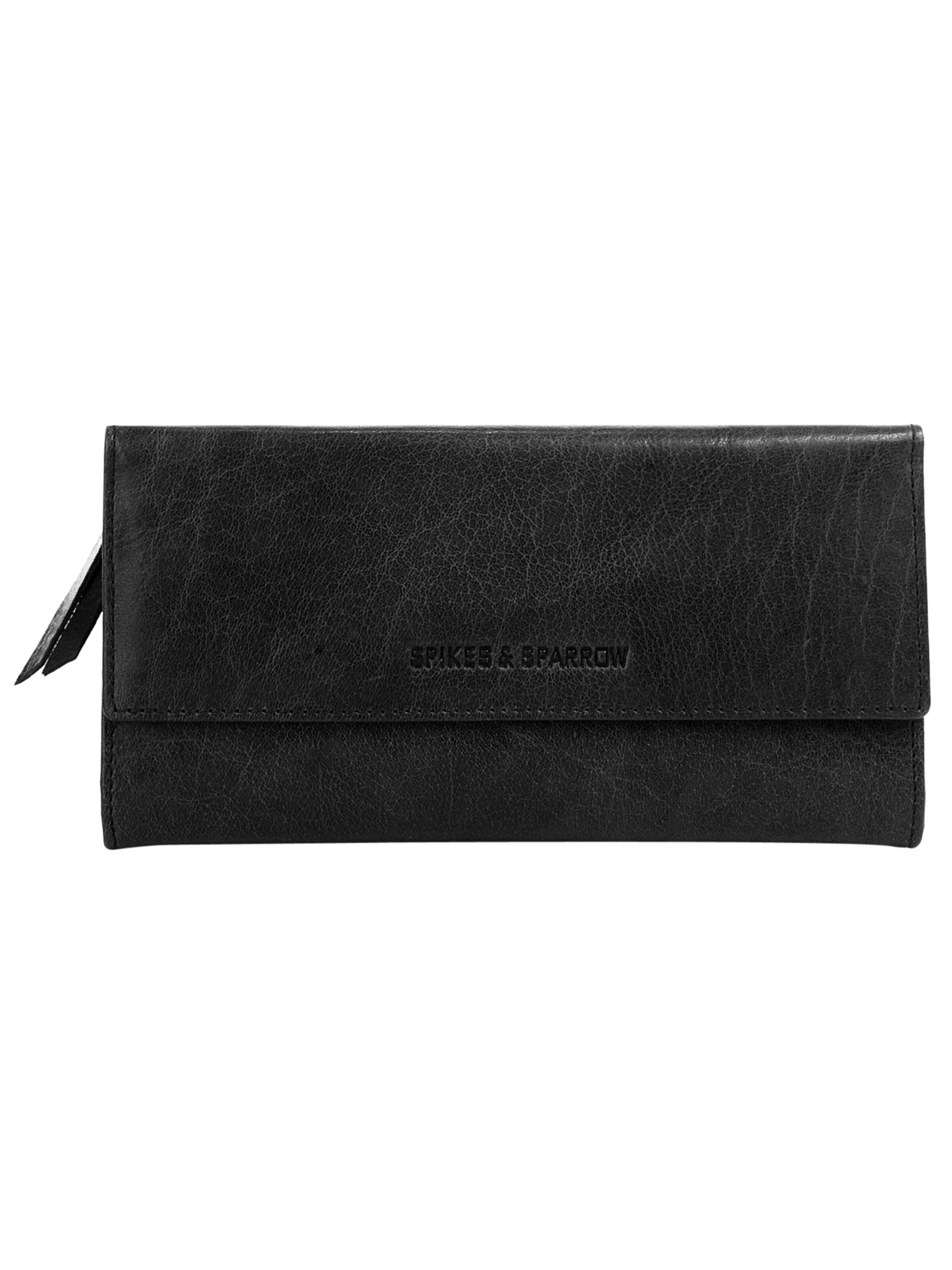 Spikes & Sparrow Portemonnaie in Schwarz: Vorderseite